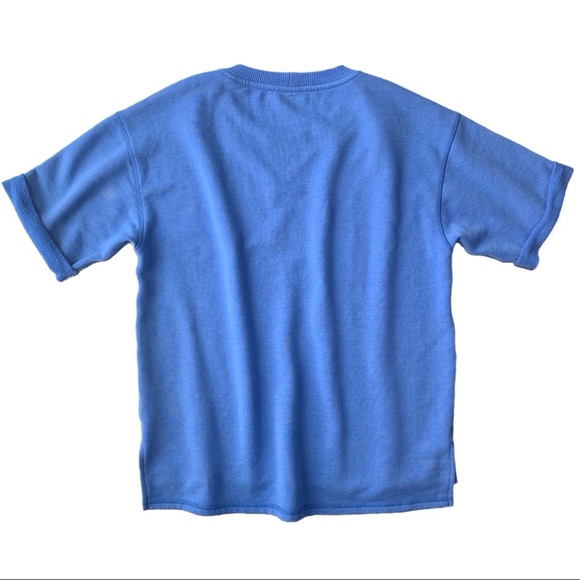 2/$50 Ivy Park Blue Sweatshirt with Roll Sleeves - Picture 2 of 10